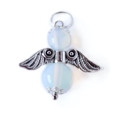 Guardian angel pendant moonstone