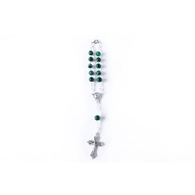 Malachite rosary bracelet