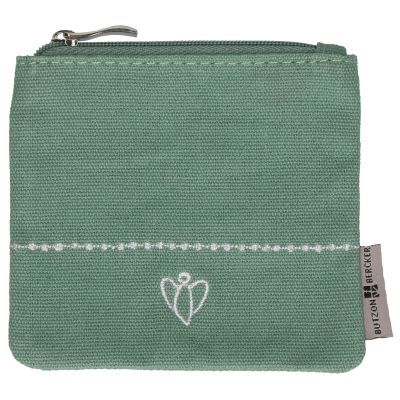Angel rosary bag with zipper, petrol colored