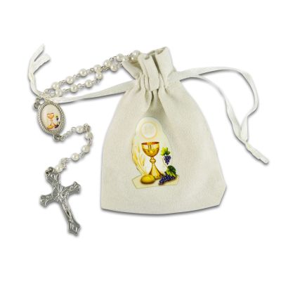 Rosary "Communion", with chalice in pouch