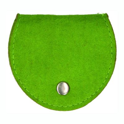 Felt rosary bag, green