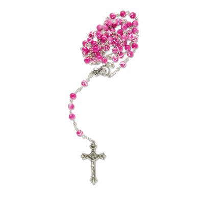 Marbled rosary, pink