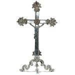 Noble "Nepomuk cross" made of pewter