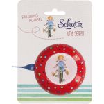 Bicycle bell for protection and blessing, red