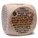 Gebetswürfel, bunt, Tischgebete