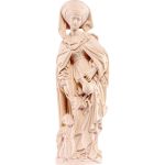 Heilige Elisabeth mit Bettler, Holz aus Südtirol