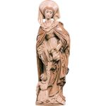 Saint Elisabeth with beggar, wood from South Tyrol