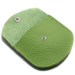 Leather case light green