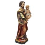 St. Joseph with lily and Jesus
