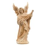 Wooden guardian angel with protective raised hand