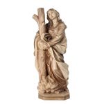 Saint Afra, wood