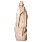 Madonna of Lourdes made of wood with stylized grotto