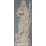 Jesus der Gute Hirte mit Stab und Schafen