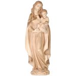 Madonna mit Jesuskind und Apfel aus Holz