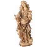 Heilige Apollonia mit Zahnzange in der Hand, Holz